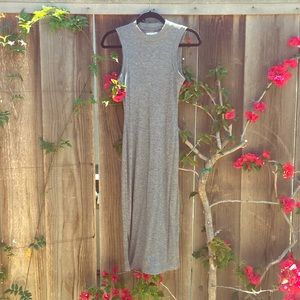 Madewell Mock-neck midi dress